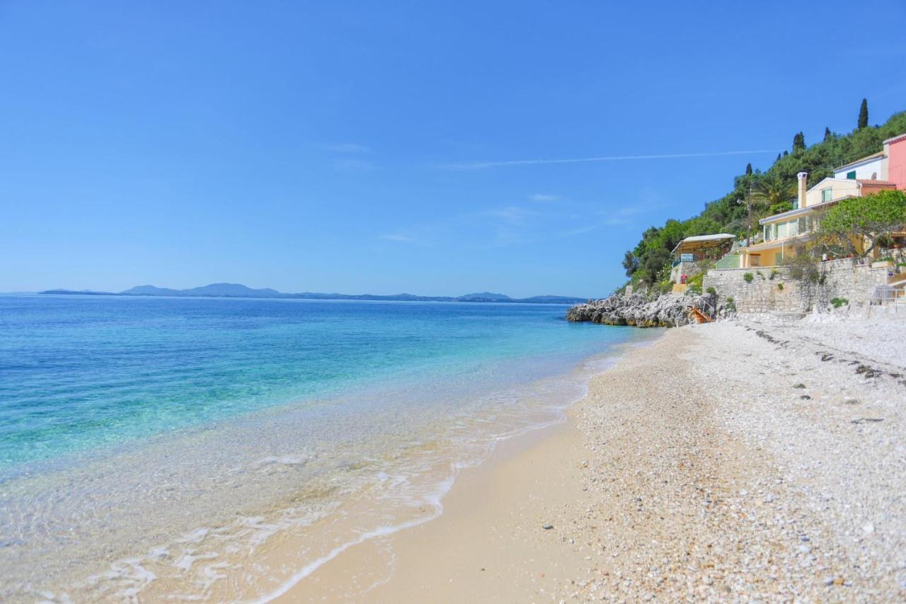 Kaminaki Beachfront Apartments Nisaki  Bagian luar foto